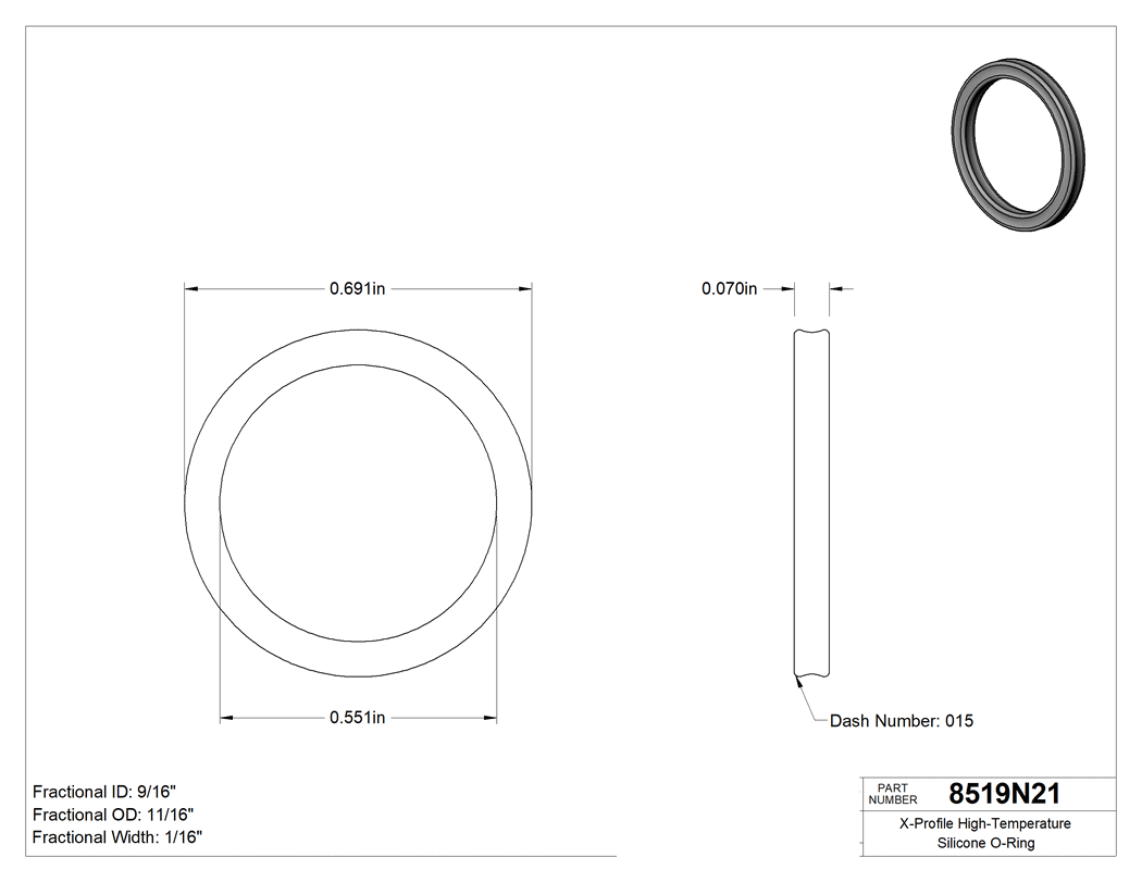 Technical drawing - 8519N21